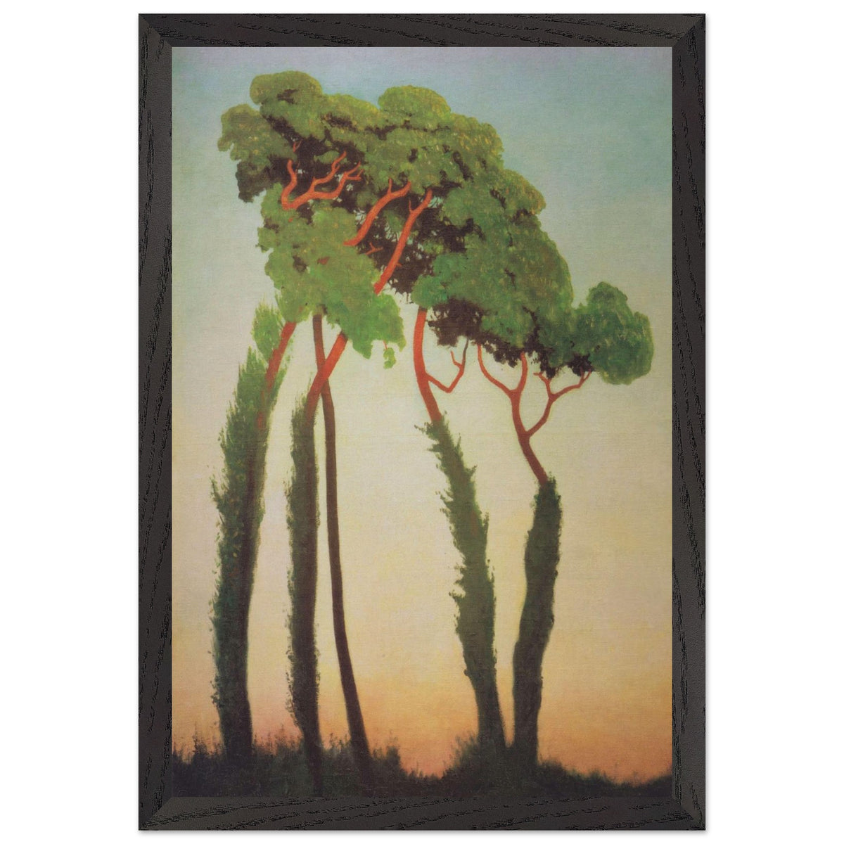 Last Sun Rays by Felix Vallotton, framed poster, view 2