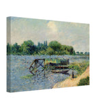 Laundry on the Seine at Herblay by Gustave Loiseau, canvas, view 2