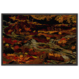 Leaves in the Brook by J. E. H. MacDonald, framed poster