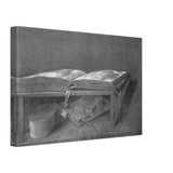 Lectern with Books by Albrecht Durer, canvas, view 2