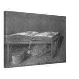 Lectern with Books by Albrecht Durer, canvas