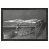 Lectern with Books by Albrecht Durer, framed poster, view 2