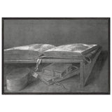Lectern with Books by Albrecht Durer, framed poster, view 3
