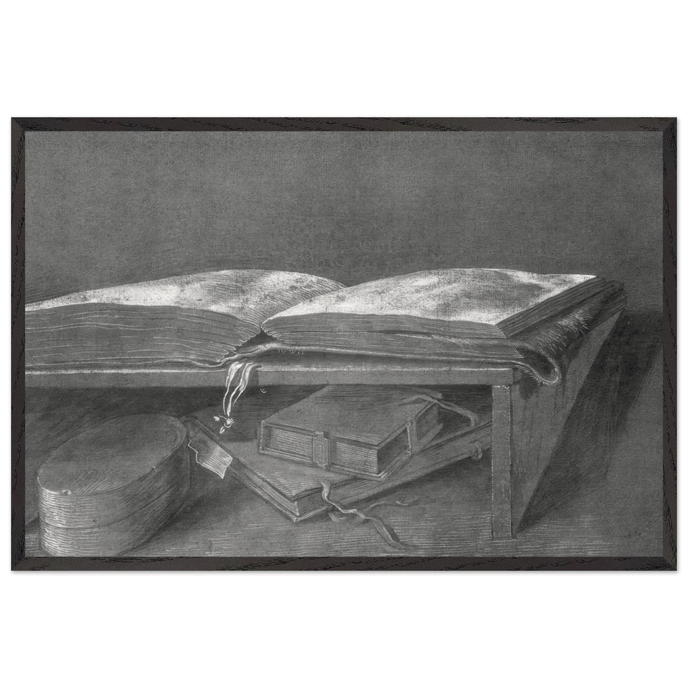 Lectern with Books by Albrecht Durer, framed poster