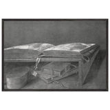 Lectern with Books by Albrecht Durer, framed poster
