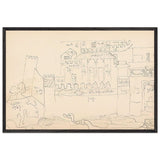 Ledenets by Nicholas Roerich, framed poster