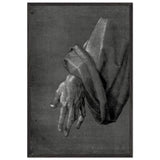 Left Hand of an Apostle by Albrecht Durer, framed poster