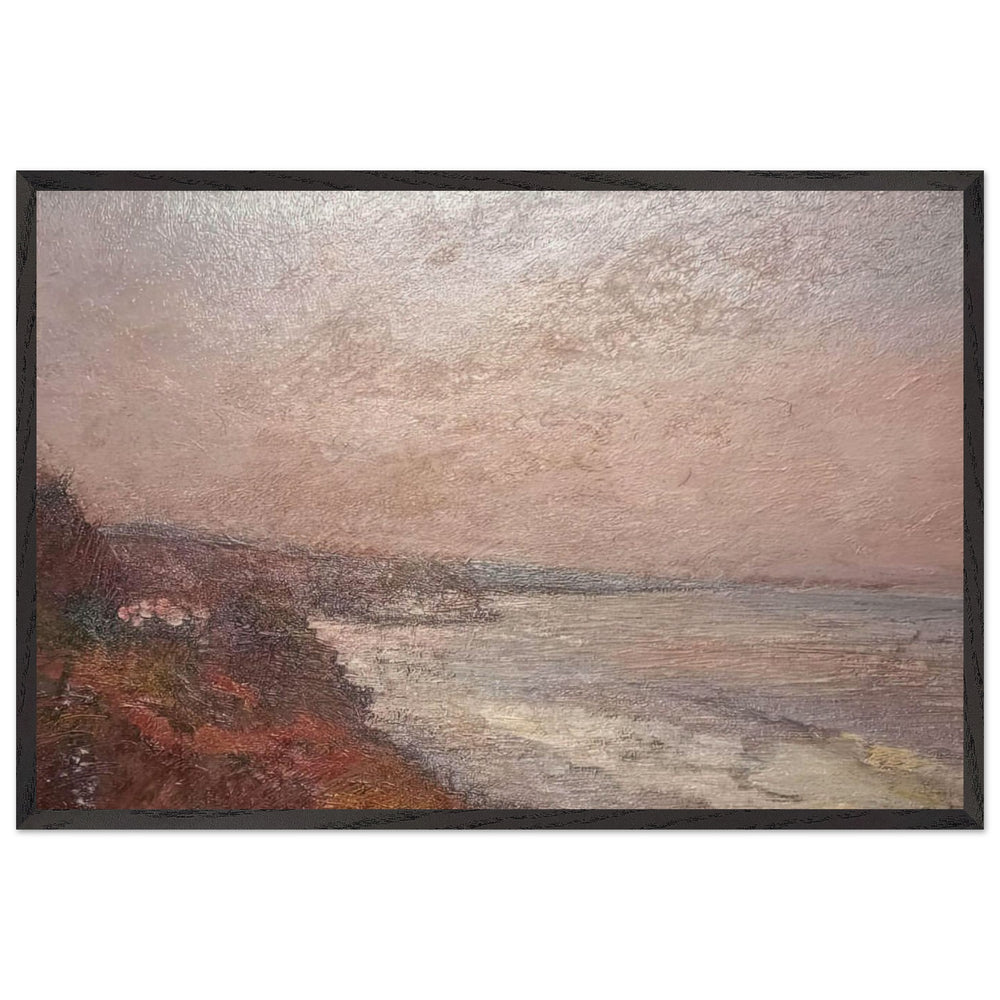Leghorn Coast by Raffaello Gambogi, framed poster