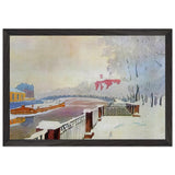 Leningrad. Fontanka and the Summer Garden in Frost by Anna Ostroumova-Lebedeva, framed poster, view 2