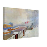 Leningrad. Fontanka and the Summer Garden in Frost by Anna Ostroumova-Lebedeva, canvas, view 2