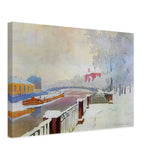 Leningrad. Fontanka and the Summer Garden in Frost by Anna Ostroumova-Lebedeva, canvas