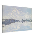 Leningrad. View from Trinity Bridge by Anna Ostroumova-Lebedeva, canvas