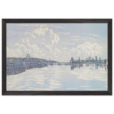 Leningrad. View from Trinity Bridge by Anna Ostroumova-Lebedeva, framed poster, view 2