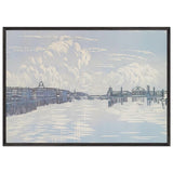Leningrad. View from Trinity Bridge by Anna Ostroumova-Lebedeva, framed poster, view 3