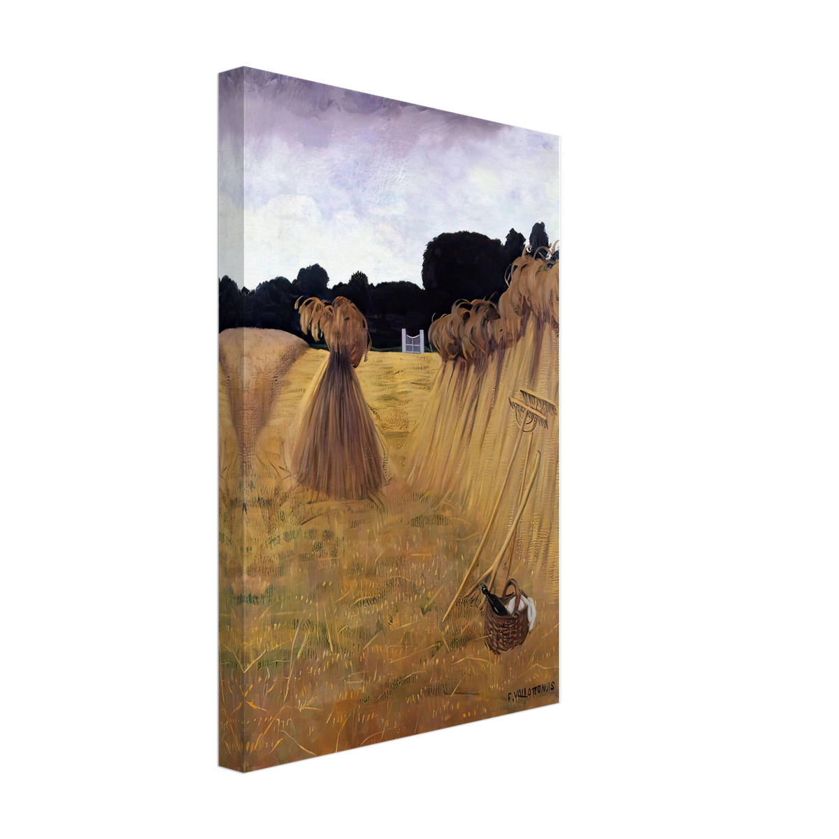 Les Javelles by Felix Vallotton, canvas, view 2