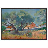 Les Oliviers À Sanary by Henri Manguin, framed poster