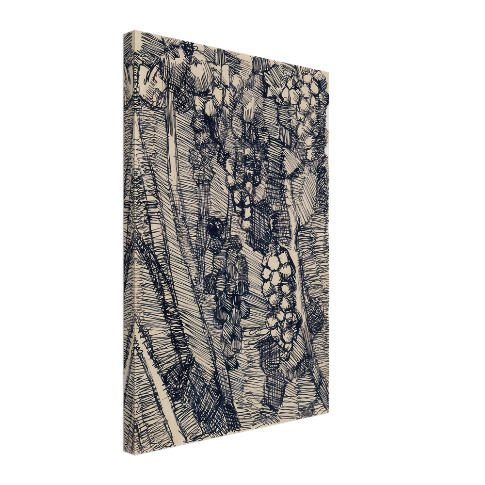 Les raisins by Louis Soutter, canvas