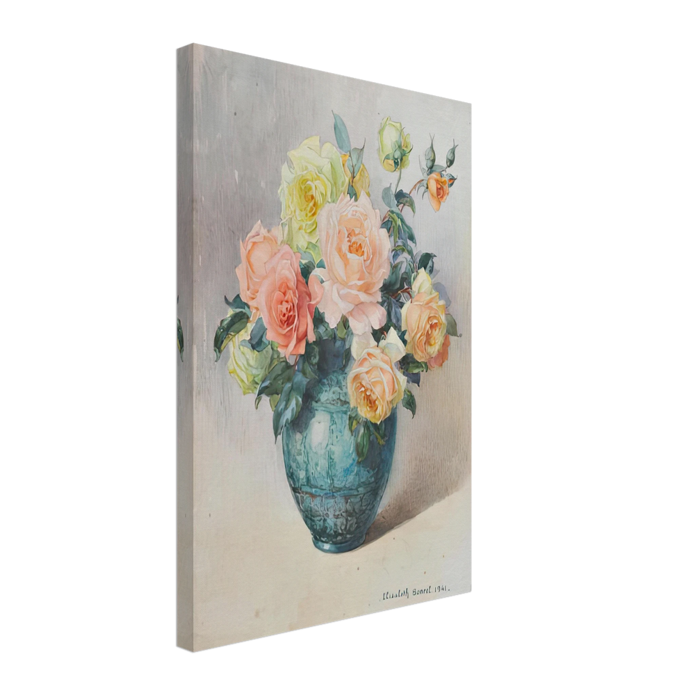 Les Roses by Elisabeth Sonrel, canvas