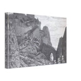 Light Night, Castle of Prince Judas Iscariot by Nicholas Roerich, canvas, view 2
