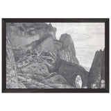Light Night, Castle of Prince Judas Iscariot by Nicholas Roerich, framed poster, view 2