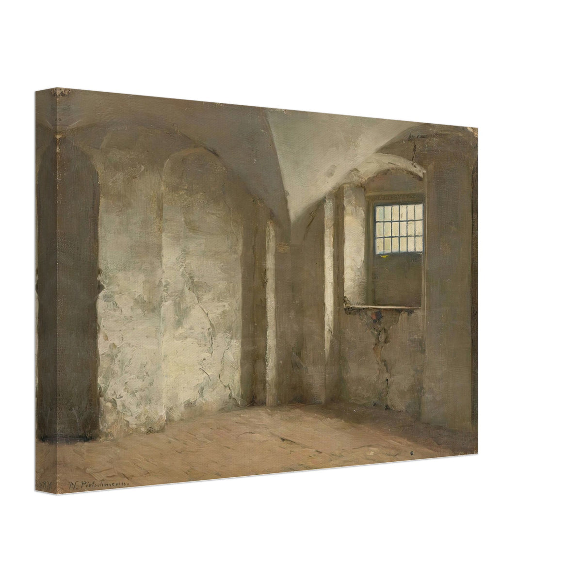 Light Study in the Vault Cellar by Max Pietschmann, canvas, view 2