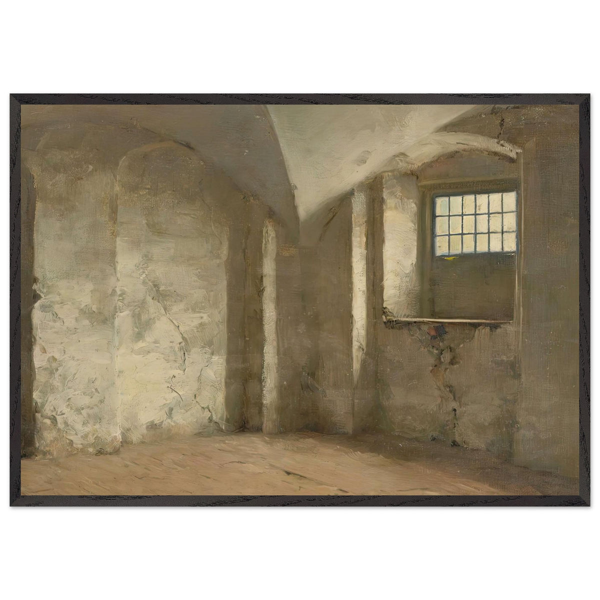 Light Study in the Vault Cellar by Max Pietschmann, framed poster, view 3