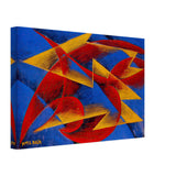Line of Speed by Giacomo Balla, canvas, view 2