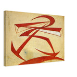 Lines-Force of Boccioni's Fist by Giacomo Balla, canvas
