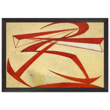 Lines-Force of Boccioni's Fist by Giacomo Balla, framed poster, view 2