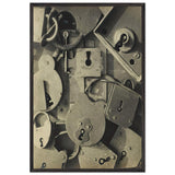 Lines Meeting by Pierre Dubreuil, framed poster