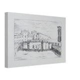 Lithuanian Castle by Anna Ostroumova-Lebedeva, canvas, view 2