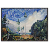 Loggers Culls by Emily Carr, framed poster, view 3