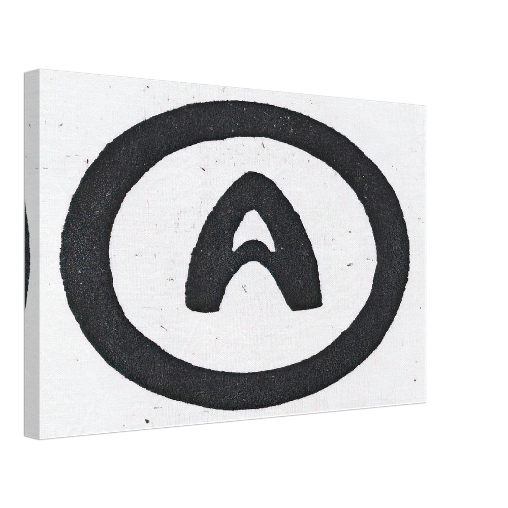 Logo of the Publishing House Alatas by Nicholas Roerich, canvas