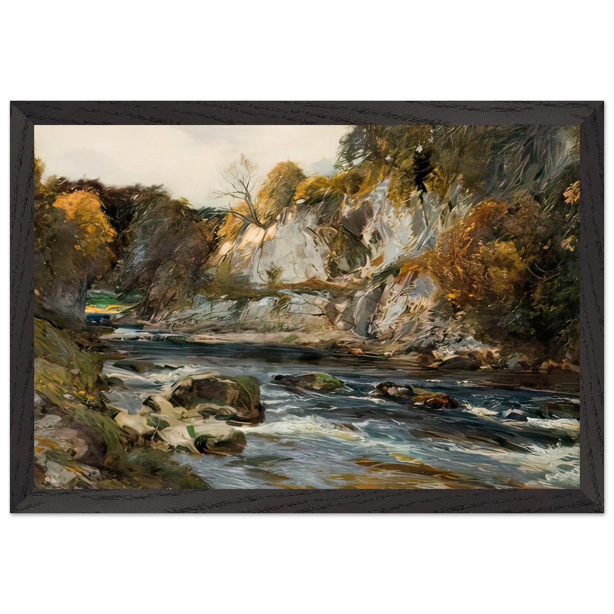 Loup Scar, Wharfedale by Richard Jack, framed poster, view 2