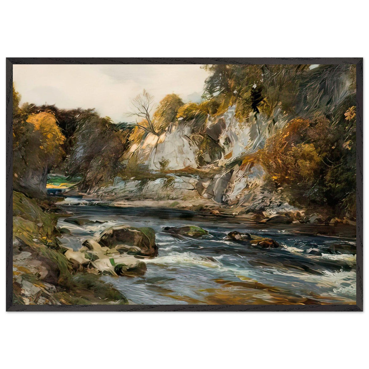 Loup Scar, Wharfedale by Richard Jack, framed poster, view 3