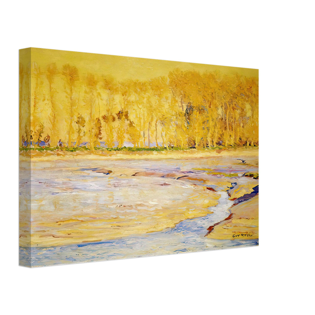 Low Tide Honfleur by Guy Rose, canvas, view 2