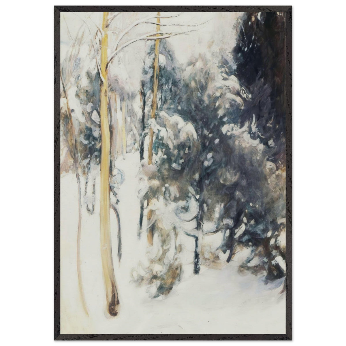 Maaliskuu by Pekka Halonen, framed poster, view 3