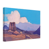 Maitreya. Tibet. by Nicholas Roerich, canvas, view 2