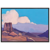 Maitreya. Tibet. by Nicholas Roerich, framed poster, view 3