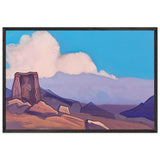 Maitreya. Tibet. by Nicholas Roerich, framed poster
