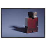 Man with Red Chest by Joaquin Torres Garcia, framed poster