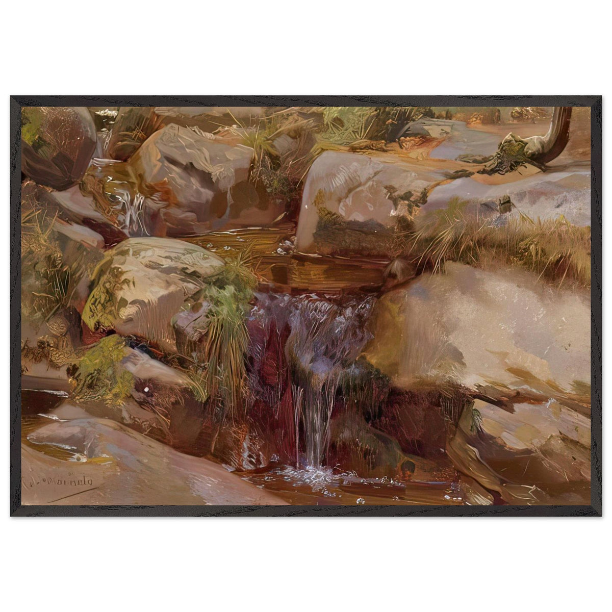 Manantial by José Garnelo, framed poster, view 3