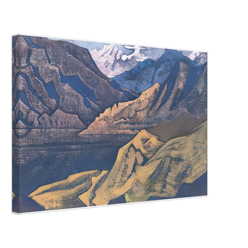 Manasbal Lake by Nicholas Roerich, canvas