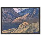 Manasbal Lake by Nicholas Roerich, framed poster, view 2