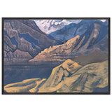Manasbal Lake by Nicholas Roerich, framed poster, view 3