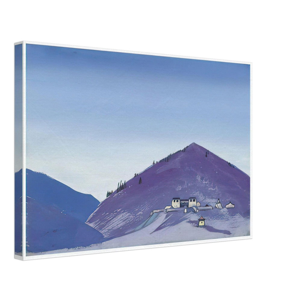 Manjusri Cell, Mongolia by Nicholas Roerich, canvas