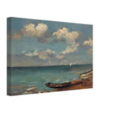 Marina by Gheorghe Petrascu, canvas, view 2