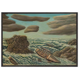 Marine by Andre Bauchant, framed poster, view 3