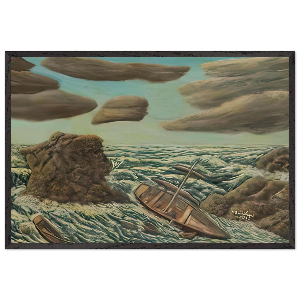 Marine by Andre Bauchant, framed poster