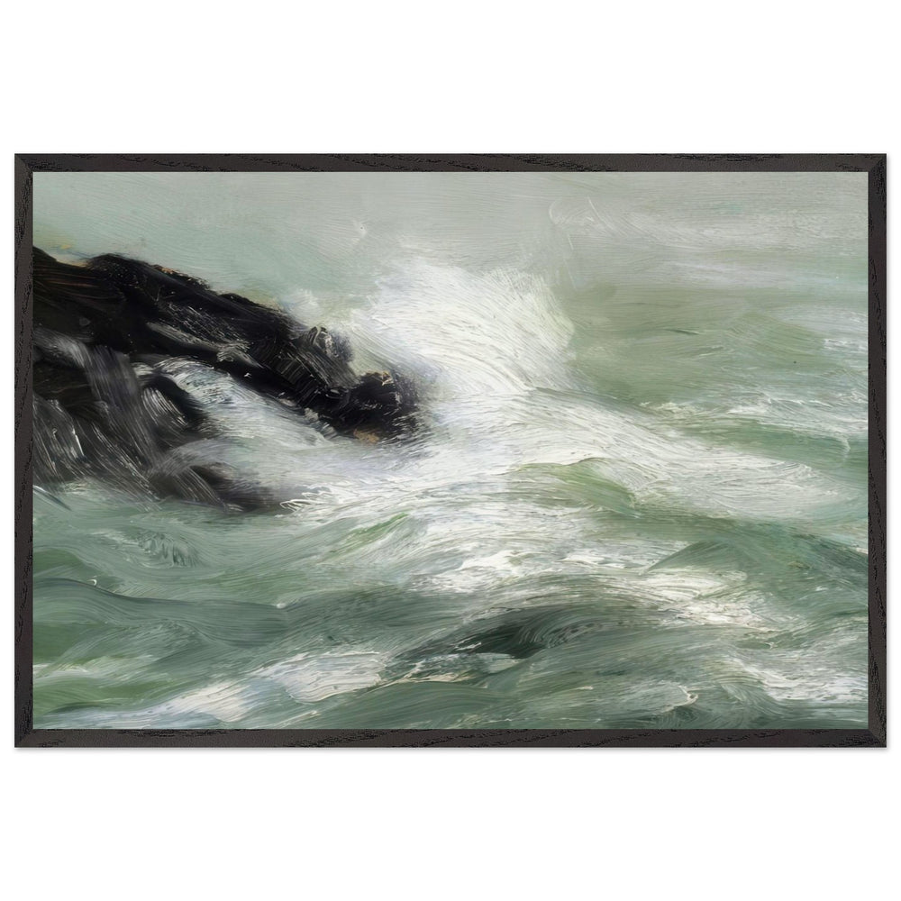Marine - Storm Sea by Robert Henri, framed poster